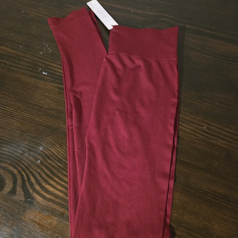 Burgundy Leggings